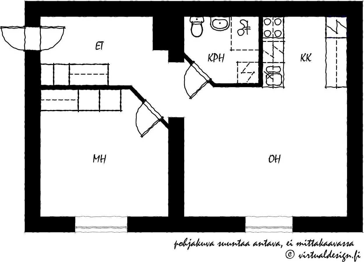Ferienwohnung Kotimaailma Helsinki - Uudenmaankatu 38 Apartment